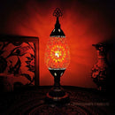 Axyaa Mosaic Glass Table Lamp: Vintage Art Deco Handcrafted Romantic Bed Light