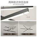 Axyaa Black Acrylic LED Chandelier for Modern Minimalist Home Interior Lighting