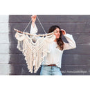 Axyaa Macrame Geometric Wall Hanging Tapestry Boho Chic Home Decor Handmade Tassel