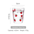 Axyaa Kawaii Strawberry Glass Cold Water Pot | Large Capacity Heat-Resistant Cute Teapot