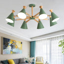 Axyaa Nordic Wood Pendant Lamp for Indoor Home Decor