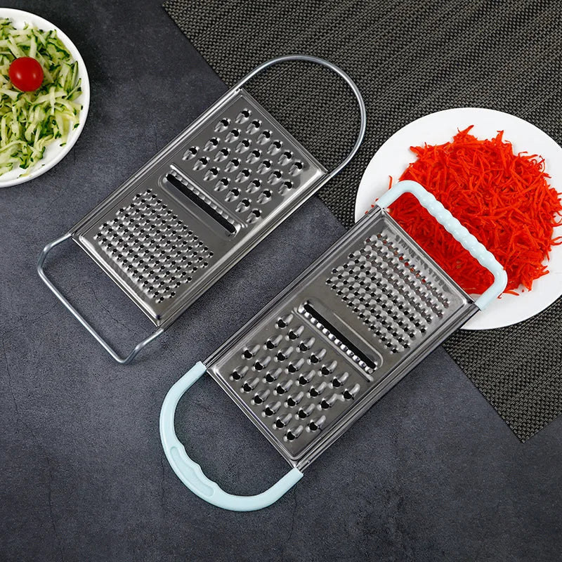Axyaa Stainless Steel Grater & Slicer for Fruits, Vegetables, and Potatoes