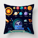 Axyaa Space Dream Decorative Sofa Cushion Cover Alien Astronaut Throw Pillows