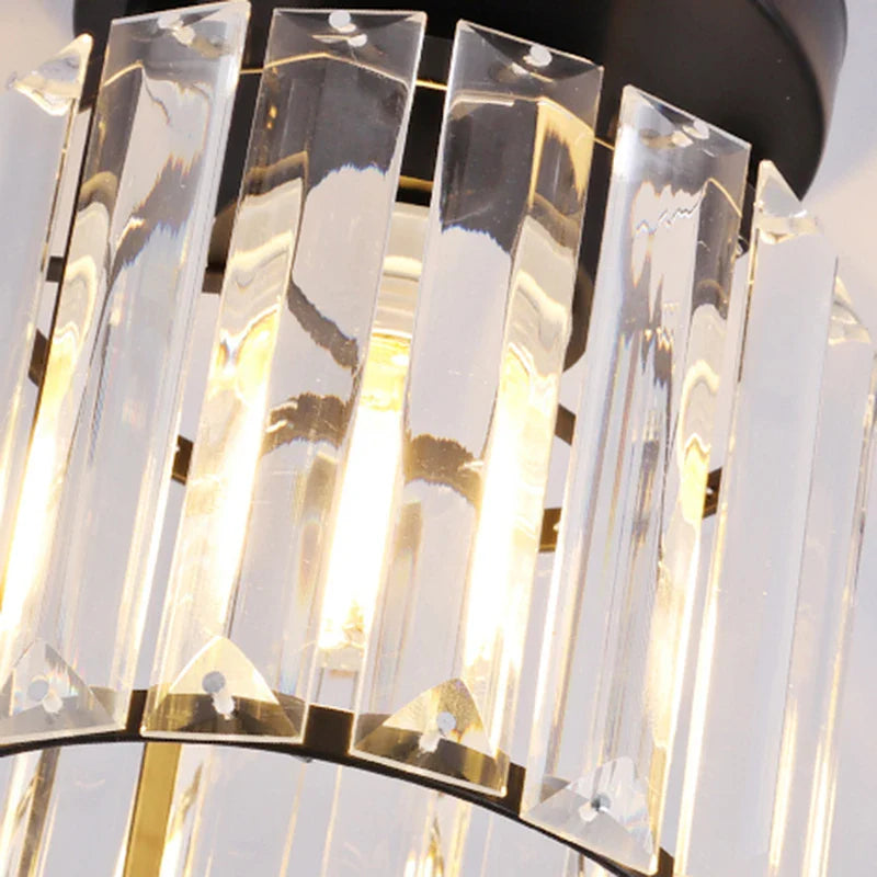 Axyaa Modern Luxury Crystal Ceiling Light for Corridor and Balcony