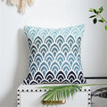 Axyaa Sea Starfish Navy Blue & Yellow Cushion Cover 45x45cm