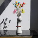 Axya Nordic Hydroponic Ceramic Vase for Modern Home Decor & Floral Arrangements
