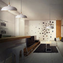 Axyaa Oak Pendant Light: Nordic Modern LED E27 Hanging Lamp