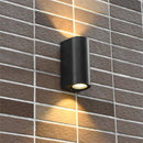 Axyaa LED Aluminum Outdoor Wall Lamp Waterproof for Home Stair Bedroom Bathroom Lighting