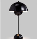 Axyaa Metal Mushroom Table Lamp E27 Blue Yellow Indoor Home Light