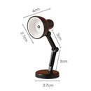 Axyaa Mini Desk Lamp: Foldable Magnetic Night Light with Clip, Eye Protection, Study and Reading Bedside Light.