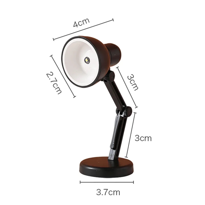 Axya LED Desk Lamp: Foldable Magnetic Night Light with Clip, Eye Protection for Reading and Study