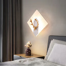 Axyaa LED Iron+Acrylic Wall Lamp for Modern Decor & Lighting in Bedrooms, Corridors & Foyers