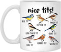 Axyaa Bird Lover's 11oz Ceramic Coffee Mug - Creative Photography & Animal Protection Gift