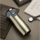 Axyaa 450Ml Thermos Coffee Mug - High-End Business Cup Vacuum Flask, Insulated Water Bottle