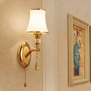 Axyaa Nordic Glass Wall Lamp Switch Modern Home Lighting