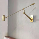 Axyaa Retro LED Wall Lamp: Adjustable Angle, Bedroom, Living Room, Study Decor