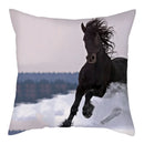 Axyaa Galloping Horse Cushion Cover 45X45CM for Bedroom Sofa Chair