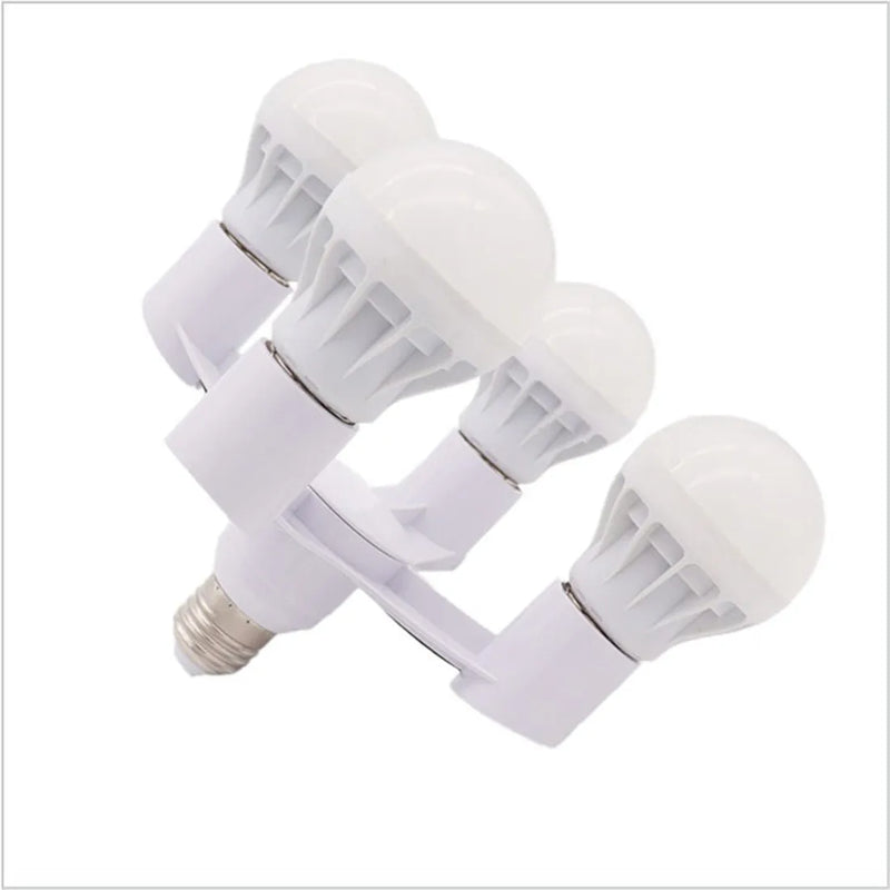 Axyaa 4-in-1 E27 Lamp Holder Converters: Enhance Light Fixtures Efficiently