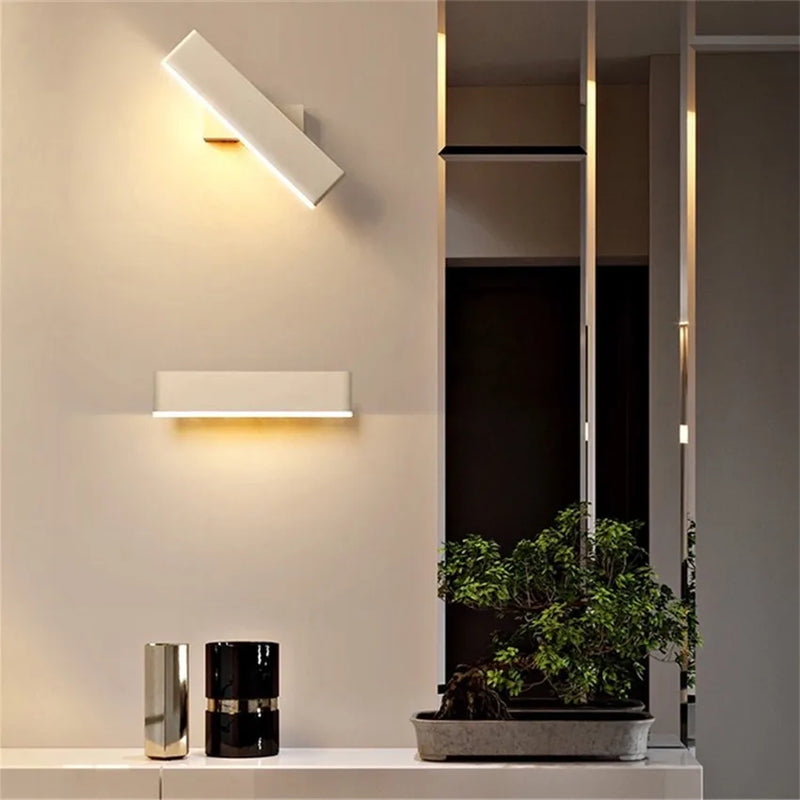 Axyaa 7W Aluminum LED Wall Lamp - Modern Indoor Decoration