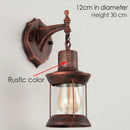 Axyaa Industrial Glass Wall Lamp for Bar Cafe Bedroom Aisle Corridor Stairway