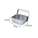 Axyaa Stainless Steel Spice Jar Set with Rack