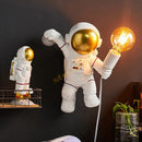 Axyaa Astronaut Table Lamp: Modern Resin Space Man LED Wall Light