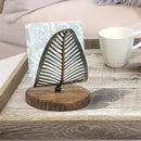 Axyaa Leaf Table Tissue Holder Stand Home Decor Cafe Ornament Gift