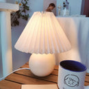 Axyaa Vintage Chinese Ball Ceramic Table Lamp for Bedroom and Study Room