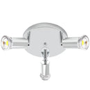 Axyaa Rotatable 3-Light Chandelier for Living Dining Kitchen Ceiling - Black&White&Silver