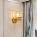 Axyaa Crystal Square Wall Lamp for Home Decor