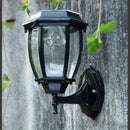 Axyaa Solar Wall Light: LED Outdoor Courtyard Sconces IP55 Waterproof Garden Decor Fence Lighting