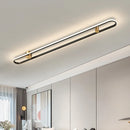 Axya LED Wall Lamp Black Acrylic Bedroom Living Room Kitchen Light