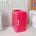 Axyaa Mini Fridge Pen Holder & Desk Organizer: Cute, Kawaii, Creative Storage Box