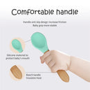 Axya Bamboo Fork Set: Silicone & Wooden Baby Feeding Utensils