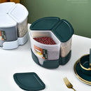 Axyaa Rice Bucket Dispenser Grain Storage Box Container Moisture-Proof Case