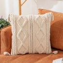 Axyaa Boho Cotton Cushion Cover 45x45cm/30x50cm with Tassels
