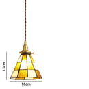 Axyaa Glass Copper Pendant Lamp, Nordic Style, Vintage Design, LED Lighting