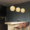 Axya Nordic Moon LED Pendant Lamp for Modern Industrial Home Decor