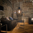 Axyaa Industrial Metal Cage Pendant Lamp for Kitchen Dining Room Farmhouse