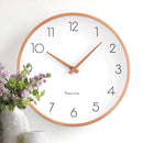 Axya Solid Wood Wall Clock - Modern, Stylish, Mute, Creative, Nordic Design