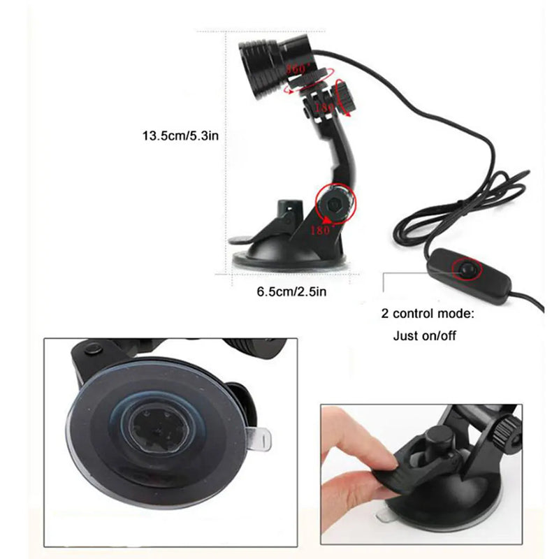 Axyaa LED Book Light: USB Powered Clip-On Desk Lamp for Reading and Travel