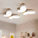 Axyaa Led Butterfly Chandelier for Kids Room-Bedroom, Modern Wood Ceiling Light