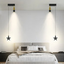 Axyaa Black Gold Pendant Lamp for Bedroom and Living Room Lighting