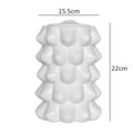 Axyaa Abstract Character Ceramic Vase, Modern Home Decor & Flower Arrangement Accessory