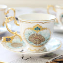 Axya Ceramic Jungle Animal Coffee Cup Set for Table Decoration