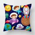 Axyaa Space Dream Decorative Sofa Cushion Cover Alien Astronaut Throw Pillows