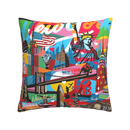 Axyaa Nordic Linen Graffiti Cushion Cover for Sofa Decoration