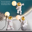 Axyaa Space Man LED Desk Lamp - Modern Astronaut Resin Bedroom Light