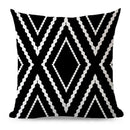 Axyaa Velvet Cushion Cover 45*45 - Boho Aztec Decorative Pillow for Home Sofa