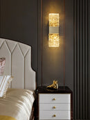 Axya Modern Crystal Wall Lamp for Living Room Background Bedside Wall Light